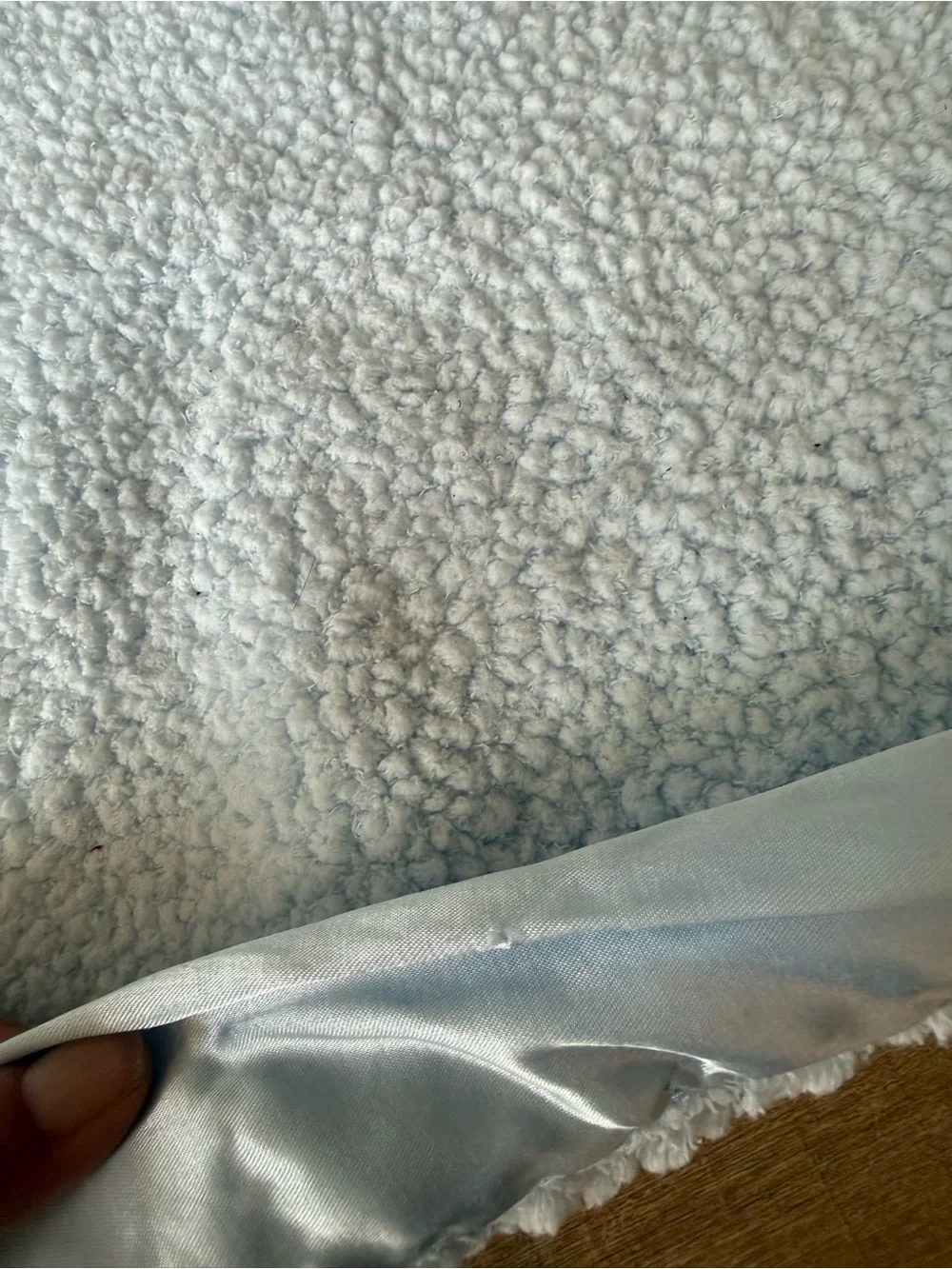 Little Giraffe Baby Blanket Blue Luxe Chenille Plush 29 X 35 Cozy Nursery Gift